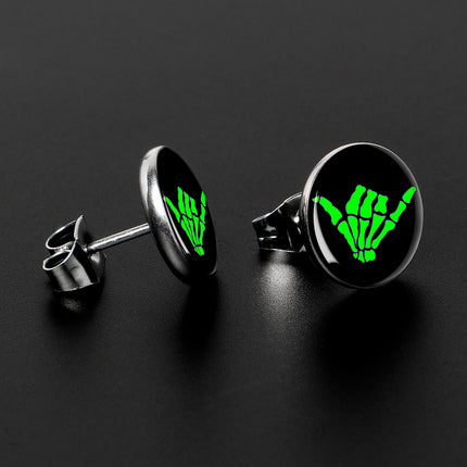 Shaka Hand Stud Earrings by Onyx O