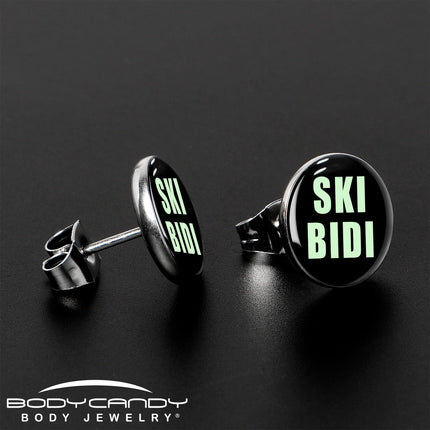 SKIBIDI Stud Earrings by Onyx O