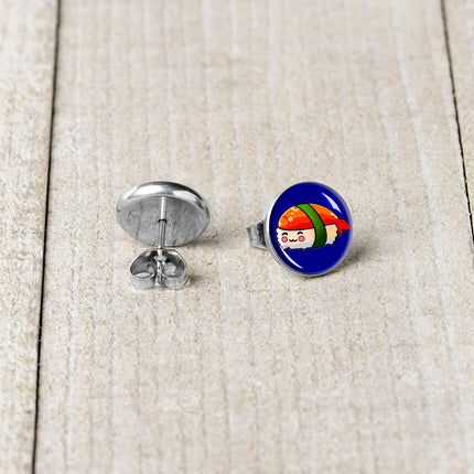 Sushi Stud Earrings by Onyx O