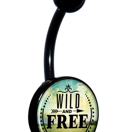 Wild and Free Black Belly Ring