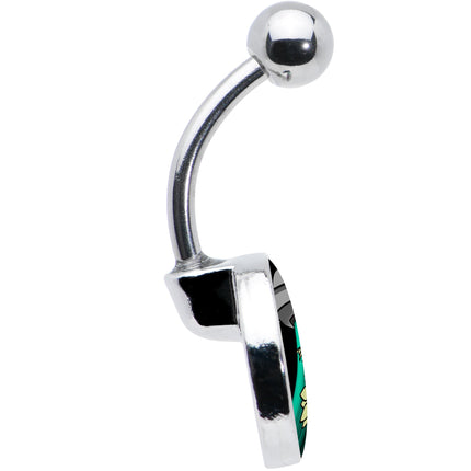 Alien UFO Dinosaur Abduction Belly Ring by Onyx O
