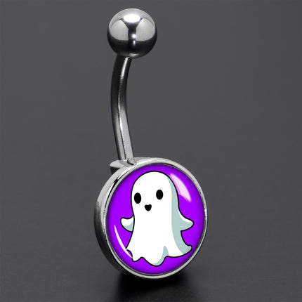 Ghost Belly Ring by Onyx O