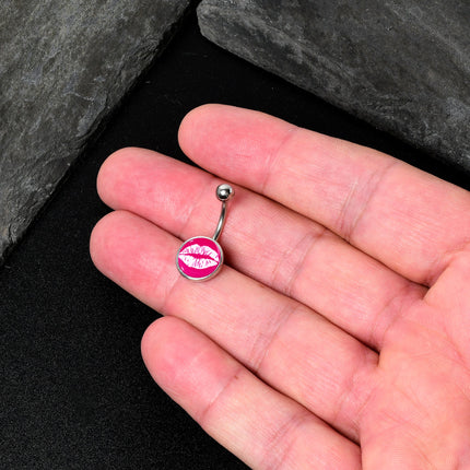 Red Hot Lips Belly Ring by Onyx O