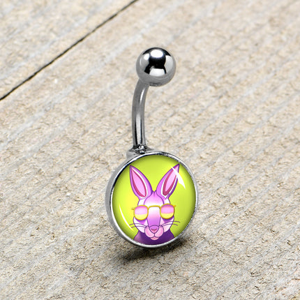 Cool Shades Bunny Belly Ring by Onyx O