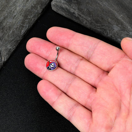 Grim Reaper Belly Ring by Onyx O