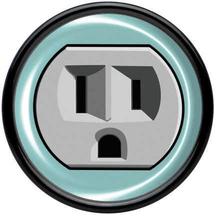 0G Frowning Plug OutletBlack Acrylic Saddle Plug Set by Onyx O