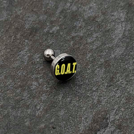 16G 1/4 G.O.A.T. Cartilage Tragus Earring by Onyx O
