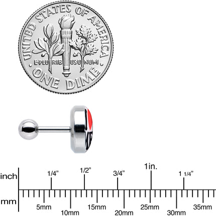16G 1/4 I Love Me Cartilage Tragus Earring by Onyx O