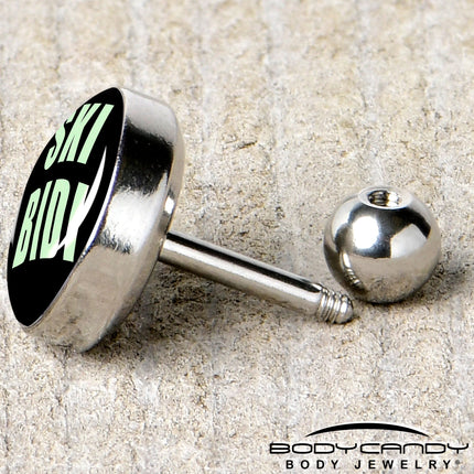 16G 1/4 SKIBIDI Cartilage Tragus Earring by Onyx O