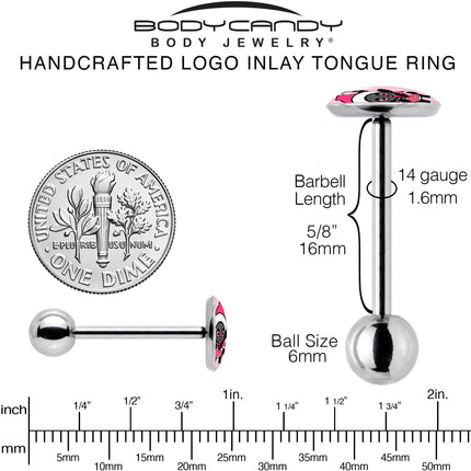Krampus Cutie Holiday Barbell Tongue Ring by Onyx O