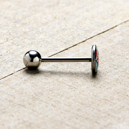 Snowfall Holiday Penguin Barbell Tongue Ring by Onyx O