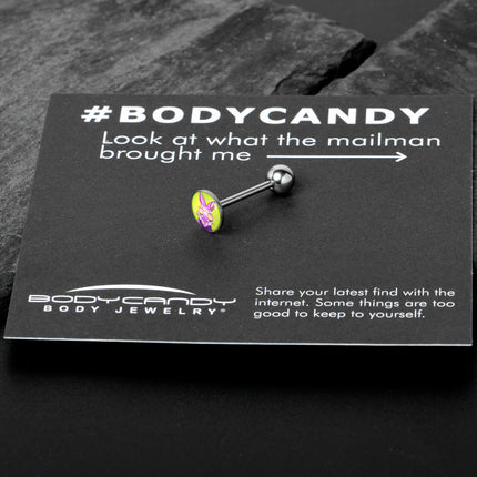 Cool Shades Bunny Barbell Tongue Ring by Onyx O