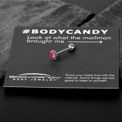 Grim Reaper Barbell Tongue Ring by Onyx O