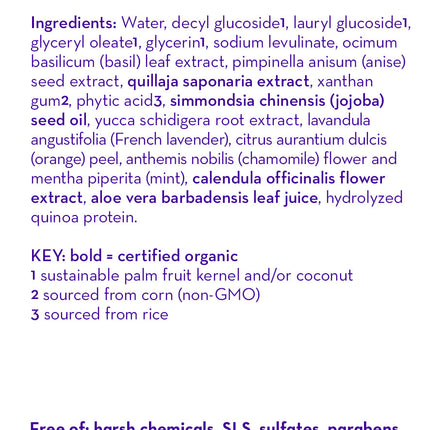 Chamomile & Mint™ Shampoo & Bodywash