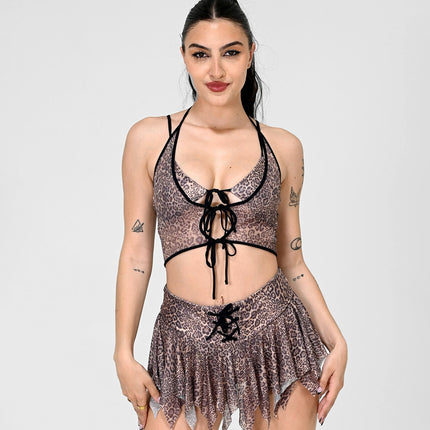 Leopard Luxe Crop Top