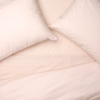 Cream / Twin / Sheet Set (Fitted + Flat + 2 Pillowcases)