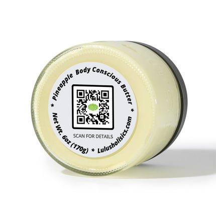 Pineapple Turmeric Whipped Mango Body Butter – Non-Greasy, Golden Glow