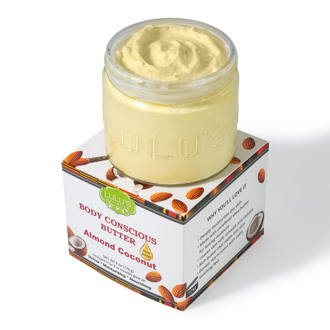 Original Almond Coconut Whipped Body Butter – Deep Moisture & Skin Comfort