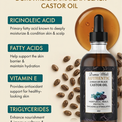 Unrefined Jamaican Black Castor Oil