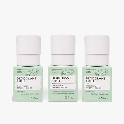3x Deodorant Refills with Macadamia + Bergamot