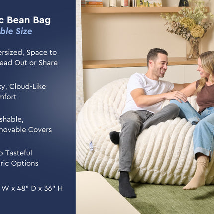 Classic Bean Bag Chair (Double)
