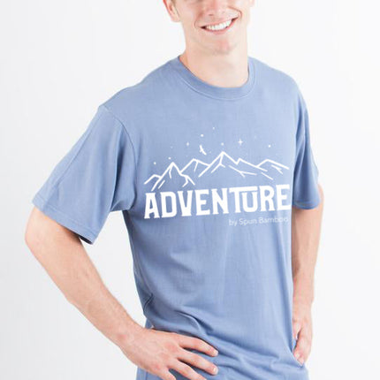 Adventure Printed Men's Bamboo Viscose/Organic Cotton Short Sleeve T-Shirt