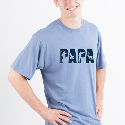 PAPA Men's Bamboo Viscose/Organic Cotton Short Sleeve Graphic T-Shirt