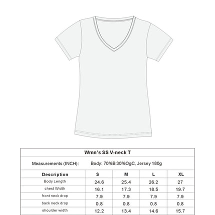 Clearance Women's Bamboo V-Neck Cap Sleeve T-Shirt
