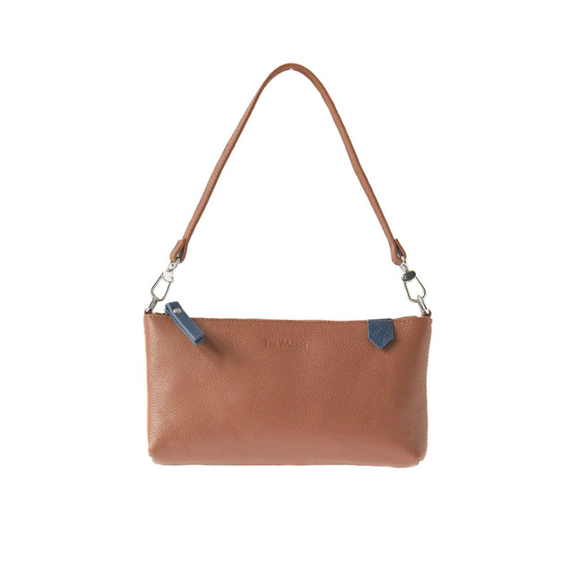Elia Convertible Leather Bag – Clutch, Shoulder & Crossbody