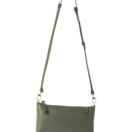 Elia Convertible Leather Bag – Clutch, Shoulder & Crossbody