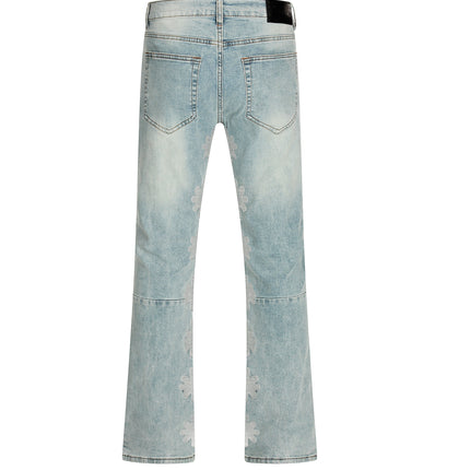 STONE ASTERISK FLARE DENIM