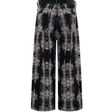 SNAKESKIN DENIM