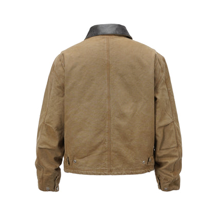 TAN SUEDE WORK JACKET