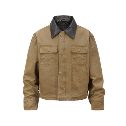TAN SUEDE WORK JACKET