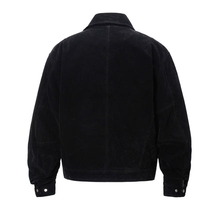 NOIR SUEDE WORK JACKET