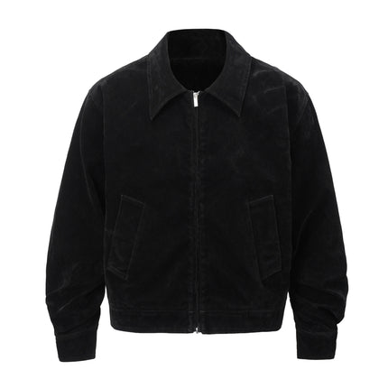 NOIR SUEDE WORK JACKET
