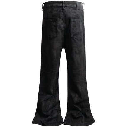 DOUBLE KNEE FLARE DENIM