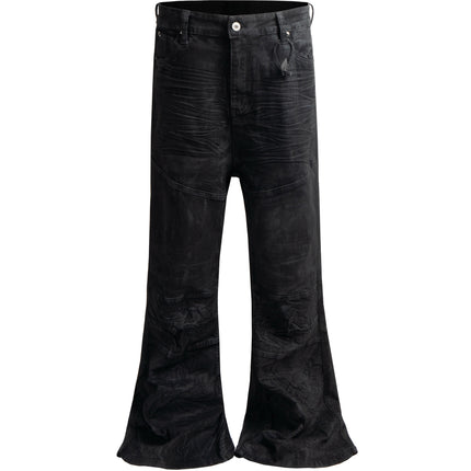 DOUBLE KNEE FLARE DENIM