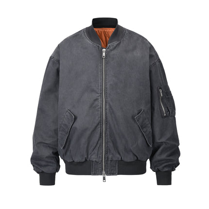 VINTAGE BOMBER JACKET MA1 [BLACK]