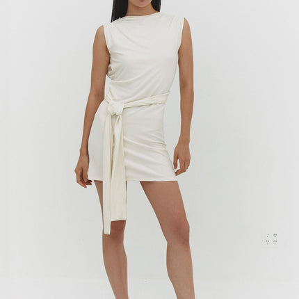 BEATRIZ DRESS IN OFF WHITE