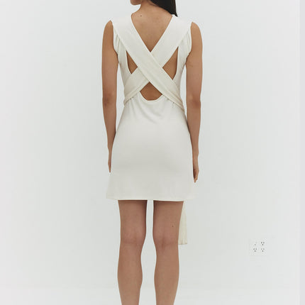 BEATRIZ DRESS IN OFF WHITE
