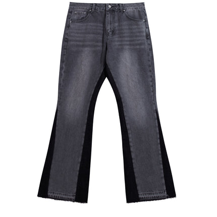 CHARCOAL SPLIT DENIM