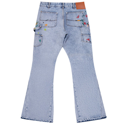 AZUL SPLIT PAINTERS DENIM