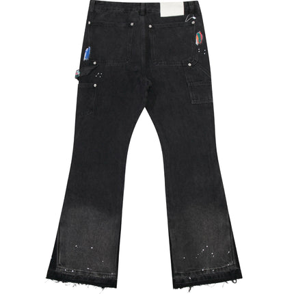 NOIR SPLIT PAINTERS DENIM