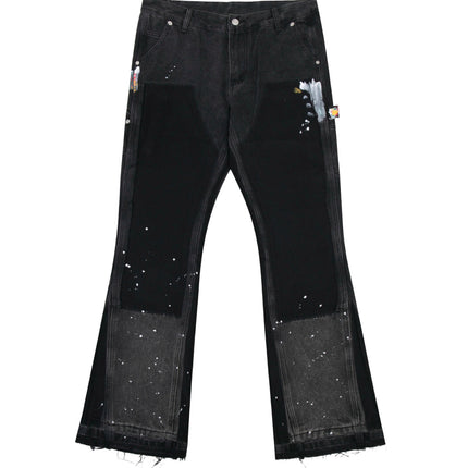 NOIR SPLIT PAINTERS DENIM