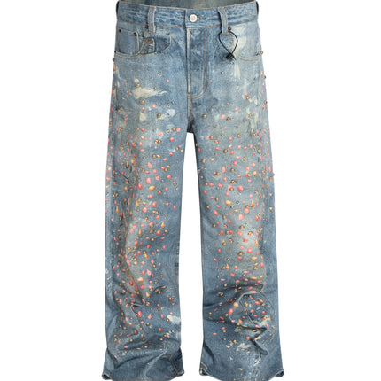 CANDY STUDDED DENIM