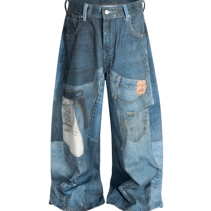 MULTI-PRINT DENIM