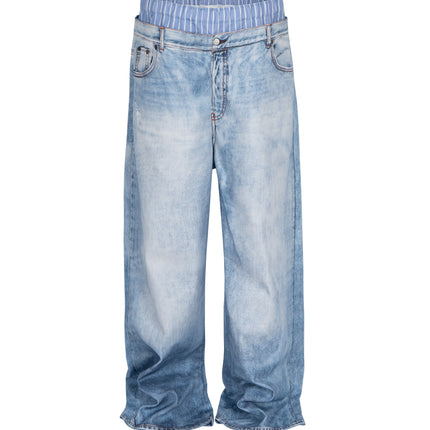 CONTRAST BOXER DENIM