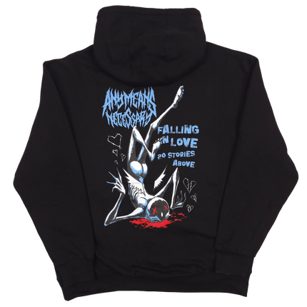 Falling in Love Pullover Hoodie Black