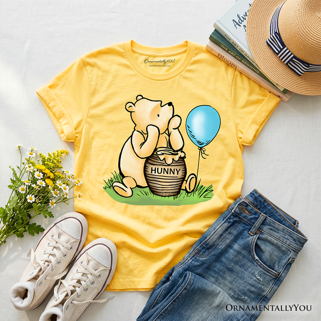 Kids Charming Winnie-the-Pooh Cute T-Shirt, Trendy Youth Tee